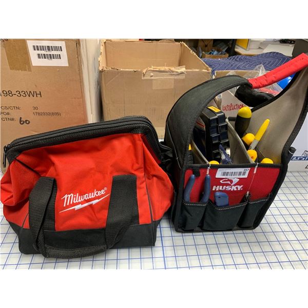Milwaukee Tool Bag, Husky Tool Bag and Tools