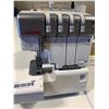 Image 5 : Janome Pro 4DX Heavy Duty overlock Serger with manual & accessories
