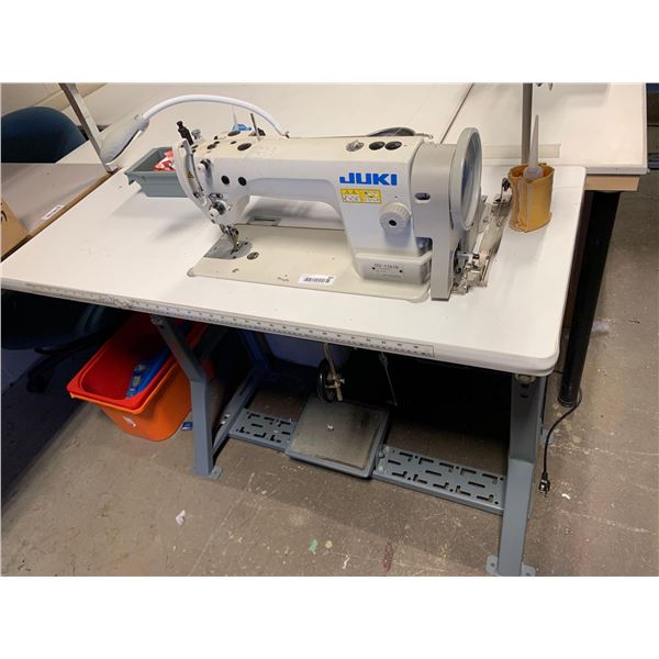 Juki DU-1181N Walking foot Industrial Sewing Machine with Table, light & Thread Caddy