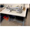 Image 1 : Juki DU-1181N Walking foot Industrial Sewing Machine with Table, light & Thread Caddy