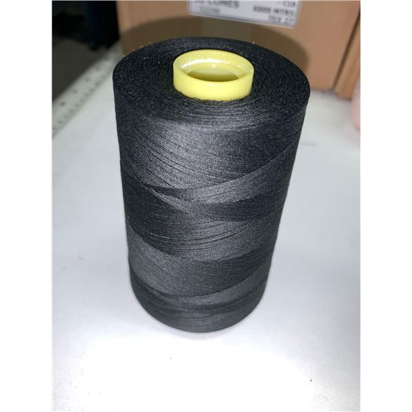 Case lot of 14 Cones Lot of Black Poly Plus Thread
