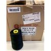 Image 2 : Case lot of 30 Cones Lot of Black Poly Plus Thread