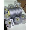 Image 2 : Case lot of 10 Cones Lot of Grey Poly Plus Thread