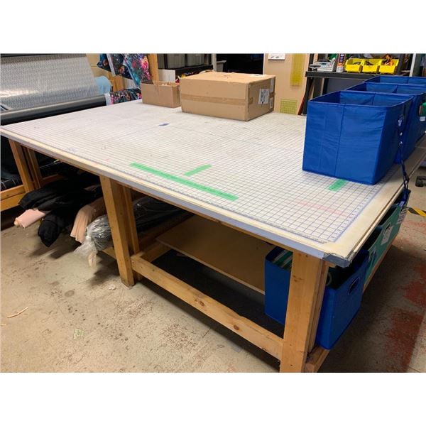 Large Cutting Mat (116 x 56 inch) with  wood cutting table