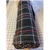 Image 1 : Lot of Plaid Fabric Bolt