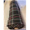 Image 1 : Lot of Plaid Fabric Bolt
