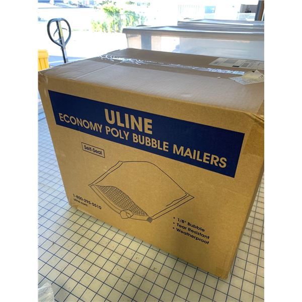 Uline Economy Poly Bubble Mailers (6 x 10in- 250/case)