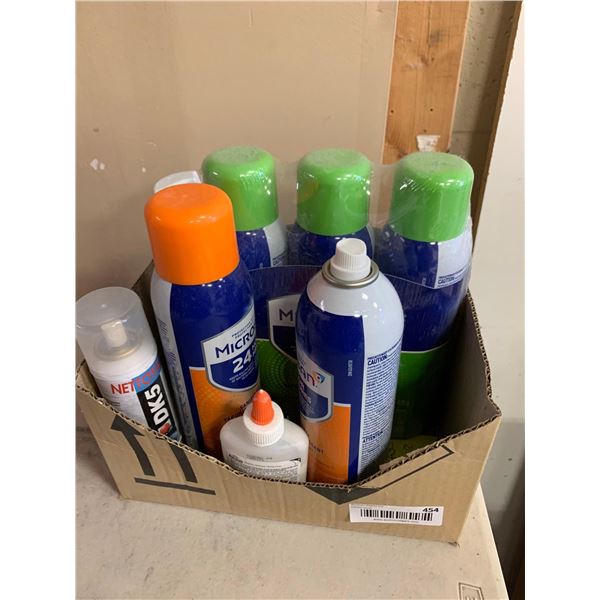 Lot of Spray Hand Sanitizer