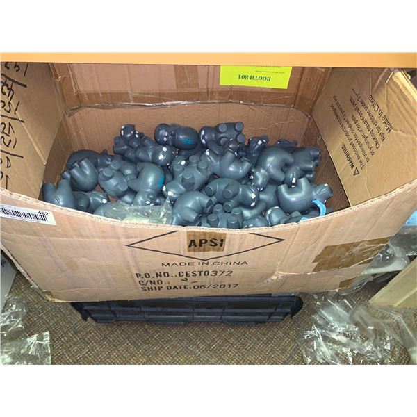 Lot of Plastic Hippos