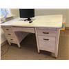 Image 2 : Wood Decor Double Pedestal Desk (see item description below for removal info)