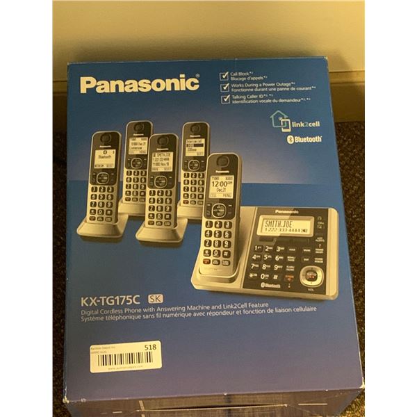Panasonic KX-TG175C Digital Cordless Phone with Answering Machine