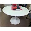 Image 1 : Round White Table (see item description below for removal info)