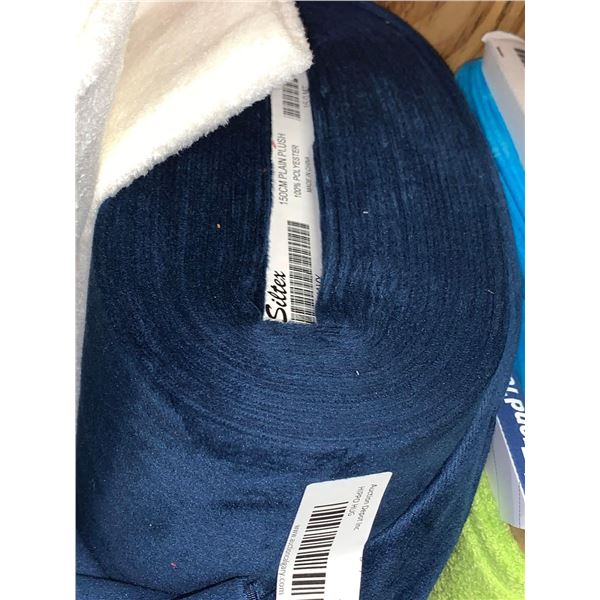 Siltex 150cm Plain Plush Fabric Bolt (approx 14m2)