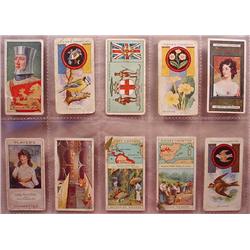 LOT OF 10 VINTAGE TOBACCO CARDS - MISC.