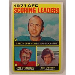 1972 TOPPS FOOTBALL CARD NO. 7 - 1971 AFC SCORING 