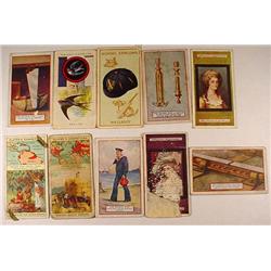 LOT OF 10 VINTAGE TOBACCO CARDS - MISC.