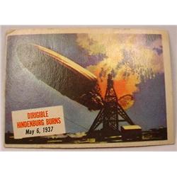 1954 TOPPS SCOOPS NO. 20 TRADING CARD DIRIGIBLE HI