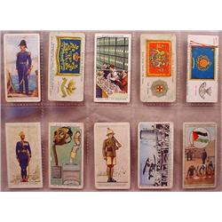 LOT OF 10 VINTAGE TOBACCO CARDS - MILITARY