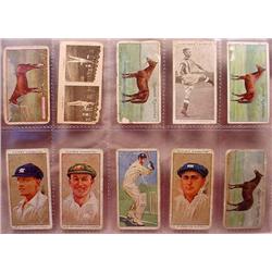LOT OF 10 VINTAGE TOBACCO CARDS - SPORTS