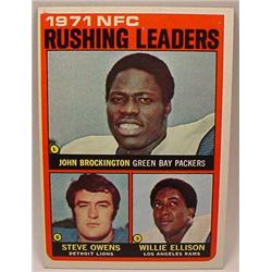 1972 TOPPS FOOTBALL CARD NO. 2 - 1971 NFC RUSHING 