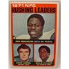 Image 1 : 1972 TOPPS FOOTBALL CARD NO. 2 - 1971 NFC RUSHING 