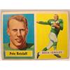 Image 1 : 1957 TOPPS FOOTBALL CARD NO. 2 PETE RETZLAFF