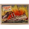 Image 1 : 1954 TOPPS SCOOPS NO. 4 TRADING CARD BATTLESHIP MA