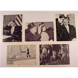 LOT OF 5 1964 ROSAN JOHN F KENNEDY TRADING CARDS
