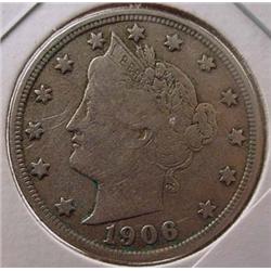 1906 LIBERTY / V NICKEL VF