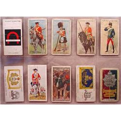 LOT OF 10 VINTAGE TOBACCO CARDS - MILITARY