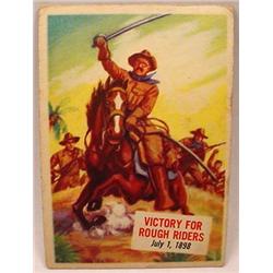 1954 TOPPS SCOOPS NO. 13 TRADING CARD VICTORY FOR 