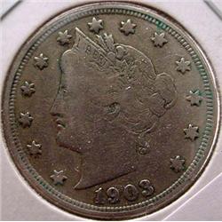 1903 LIBERTY / V NICKEL F