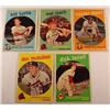 Image 1 : LOT OF 5 VINTAGE TOPPS BASEBALL CARDS - Incl. Bill