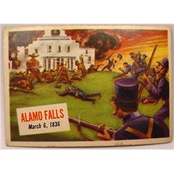 1954 TOPPS SCOOPS NO. 8 TRADING CARD ALAMO FALLS