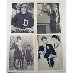 LOT OF 4 1964 ROSAN JOHN F KENNEDY TRADING CARDS