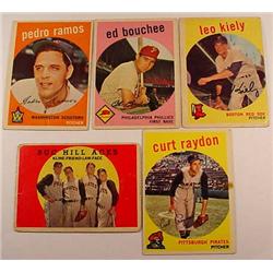 LOT OF 5 VINTAGE TOPPS BASEBALL CARDS - Incl. Pedr