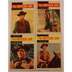 LOT OF 4 1958 TOPPS GUNSMOKE TRADING CARDS - THE R