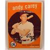 Image 1 : 1959 TOPPS BASEBALL CARD NO. 45 ANDY CAREY