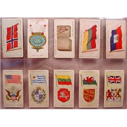 LOT OF 10 VINTAGE TOBACCO CARDS - MISC. - Incl. Un