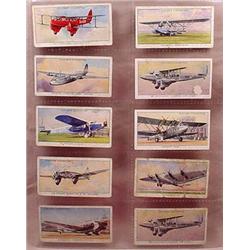 LOT OF 10 VINTAGE TOBACCO CARDS - TRANSPORTATION