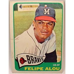 1965 TOPPS BASEBALL CARD NO. 383 FELIPE ALOU