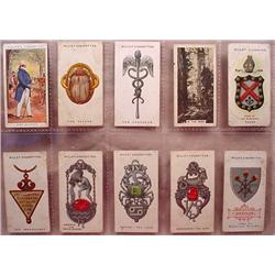 LOT OF 10 VINTAGE TOBACCO CARDS - MISC.