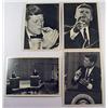 Image 1 : LOT OF 4 1964 TOPPS JOHN F KENNEDY TRADING CARDS