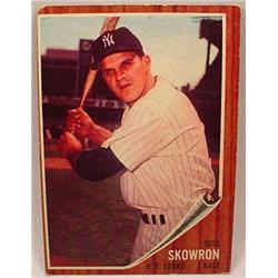 1962 TOPPS BASEBALL CARD NO. 110 BILL SKOWRON