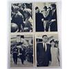 Image 1 : LOT OF 4 1964 TOPPS JOHN F KENNEDY TRADING CARDS