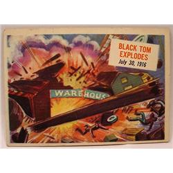 1954 TOPPS SCOOPS NO. 49 TRADING CARD BLACK TOM EX