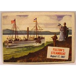 1954 TOPPS SCOOPS NO. 50 TRADING CARD FULTON'S STE