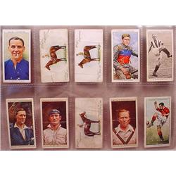 LOT OF 10 VINTAGE TOBACCO CARDS - SPORTS