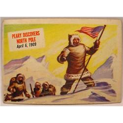 1954 TOPPS SCOOPS NO. 55 TRADING CARD PEARY DISCOV