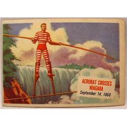 1954 TOPPS SCOOPS NO. 60 TRADING CARD ACROBAT CROS